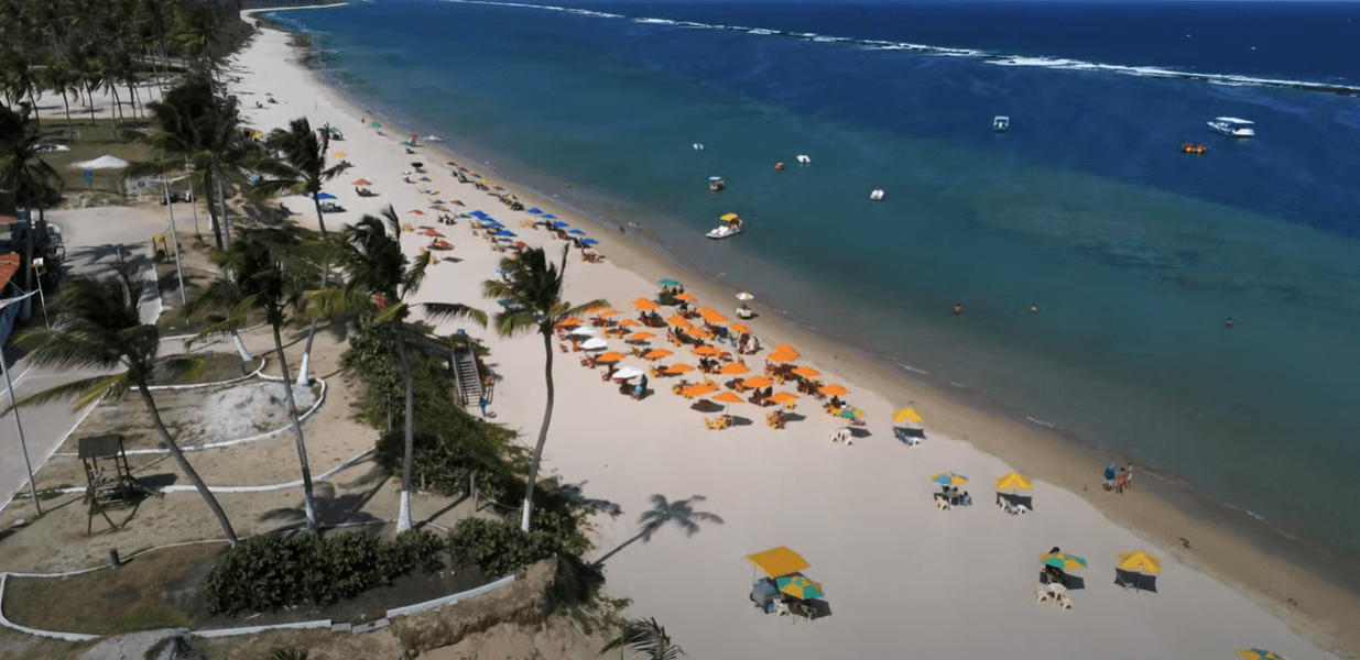 Melhores lugares para pescar em Alagoas - foto da praia do frances