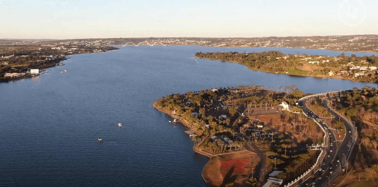 melhores lugares para pescar no df - foto do lago paranoa