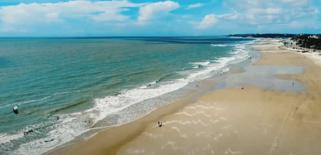 Melhores lugares para pescar em Alagoas - foto da praia de são marcos